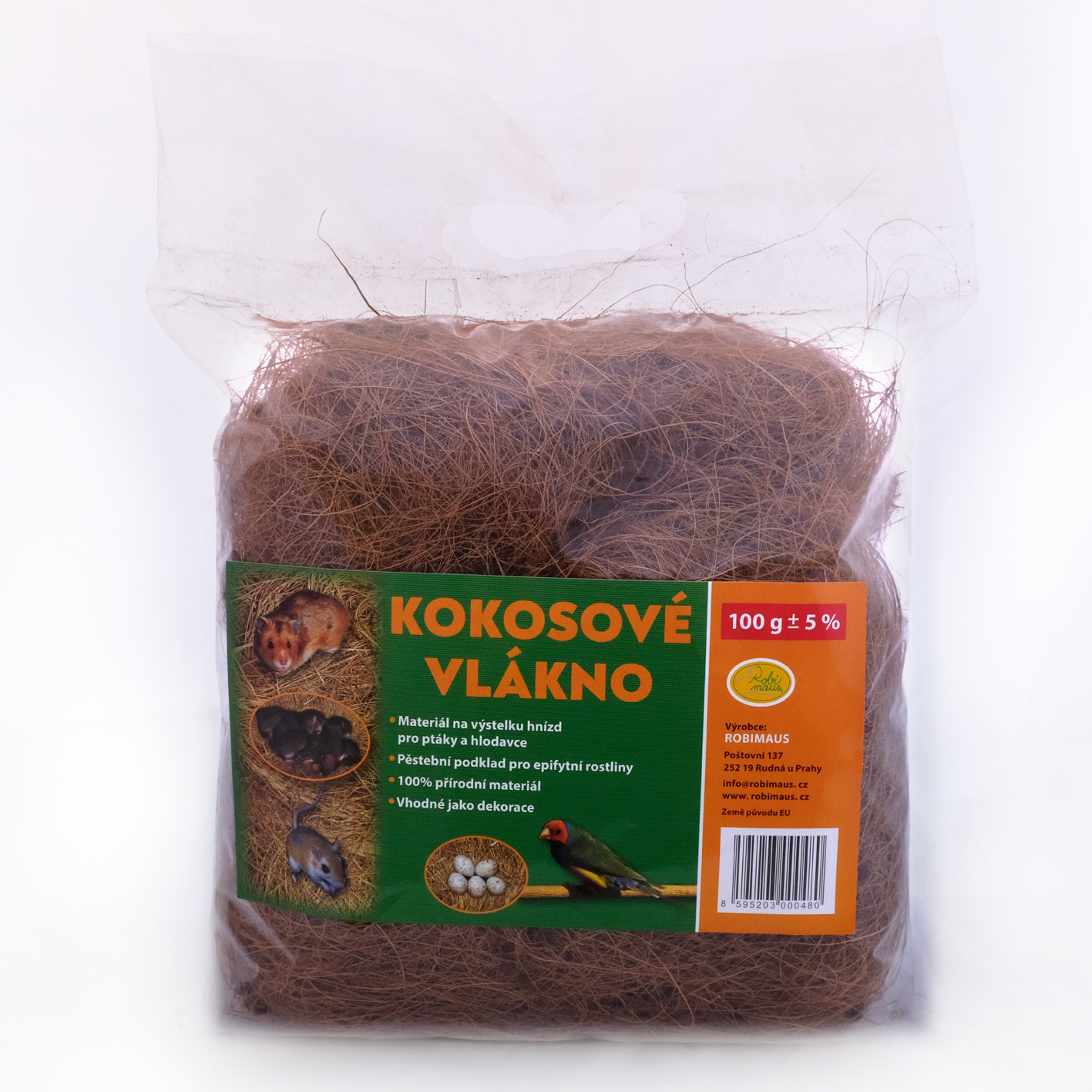 KOKOSOVÉ VLÁKNO 100G ROBIMAUS