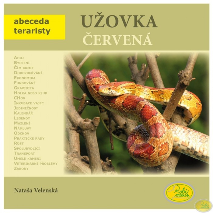 kniha UŽOVKA ČERVENÁ